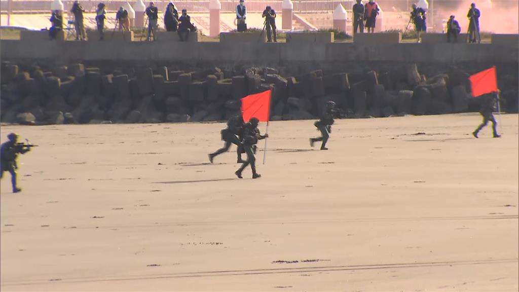 模擬解放軍登陸桃園、宜蘭 國軍勇虎、雲豹甲車堅守反擊