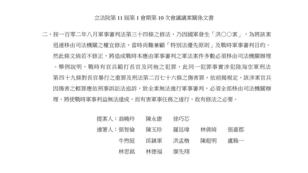 轟賴清德搞戒嚴…國民黨遭挖「去年就提案恢復軍審」!綠委傻眼:怎麼好意思
