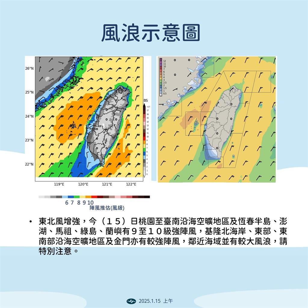 快新聞/冷氣團南下「連凍4天」低溫探10度以下 氣象署:北台灣愈晚愈冷