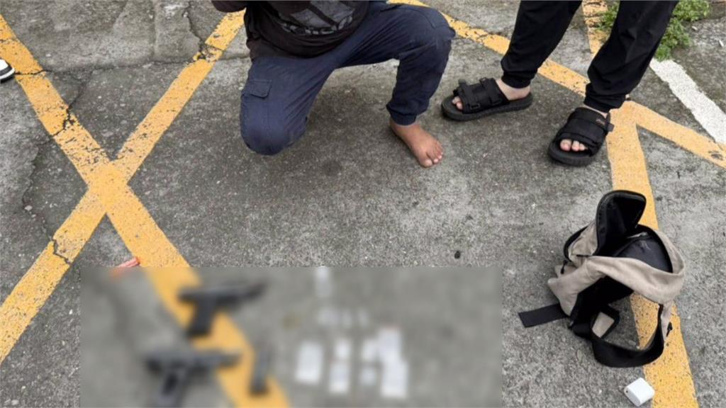 南投警市場圍捕槍毒犯　遇採買人潮民眾圍觀