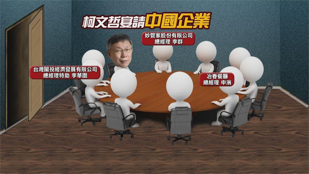 宴請中企高層挨轟 柯文哲嗆:都是合法公司