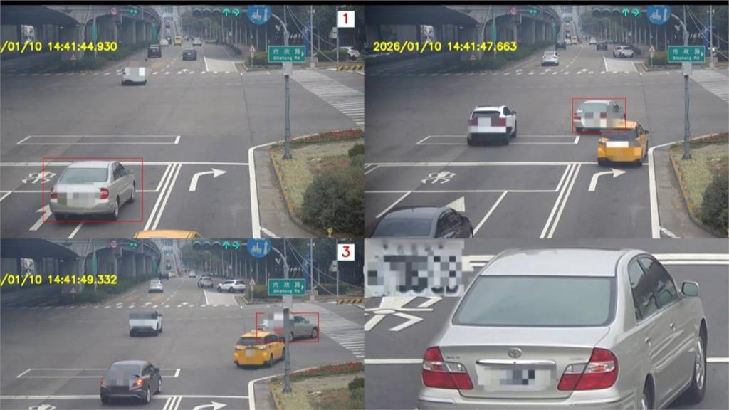 台中市全年違規十大路口出爐　總計逾17萬罰單　罰金總額破億