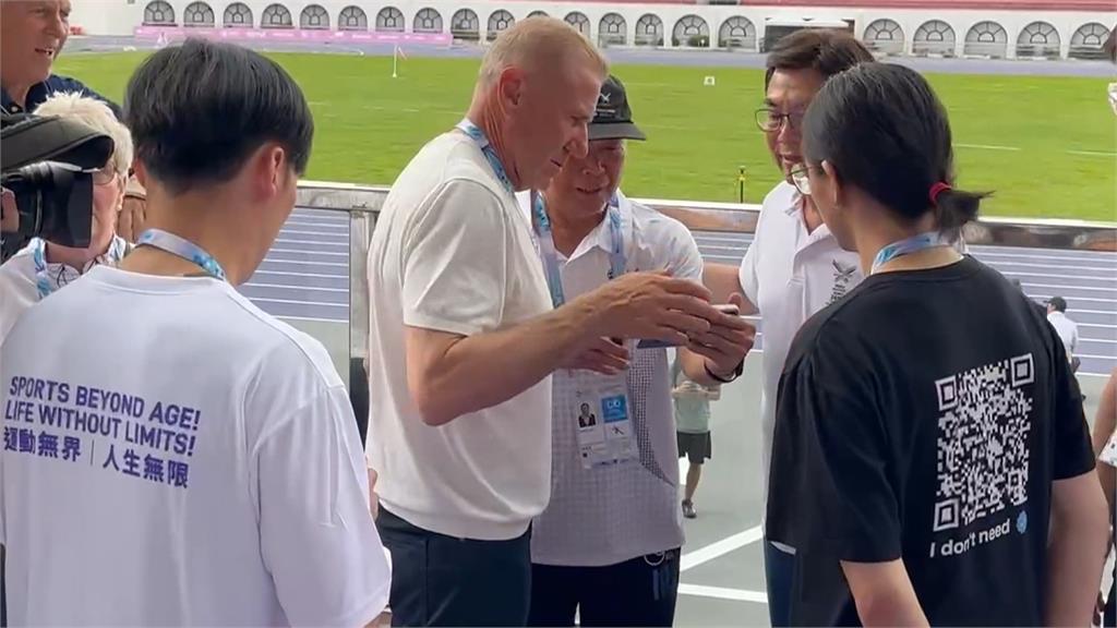 世壯運板橋體育場田徑開賽 IMGA總會長親臨助陣