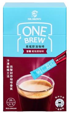 夏日冰咖新選擇！伯朗咖啡「ONE BREW易搖即溶咖啡」系列新上市