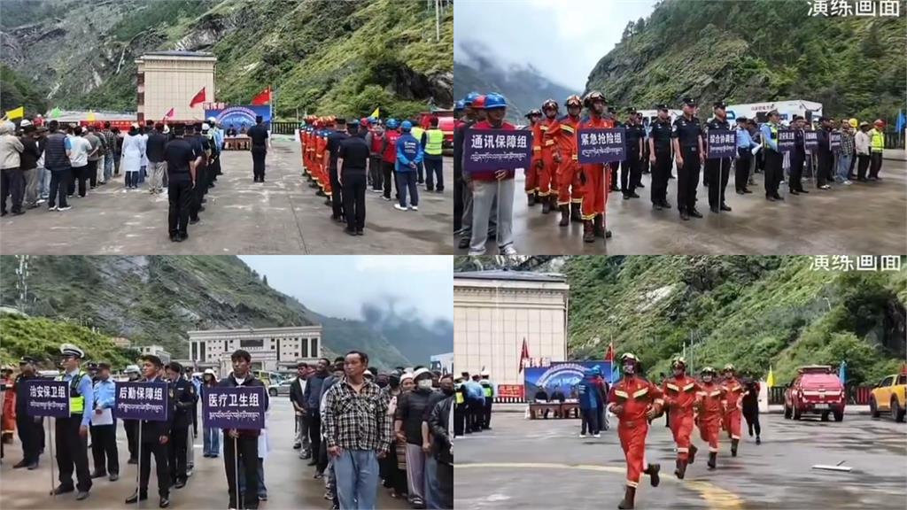 西藏吉隆關口遭山洪剷平「人車全被埋」！月初防災演習片曝光…網譏：走流程擺拍