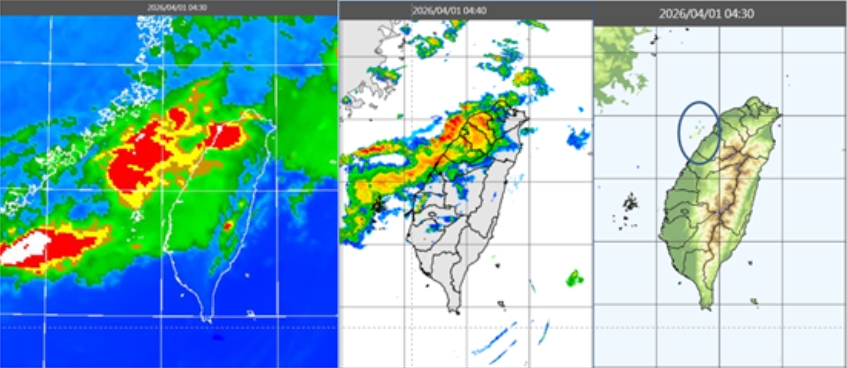 強對流灑雨半個台灣「紫紅一片」！專家揭清明連假「雨最大」時間曝光