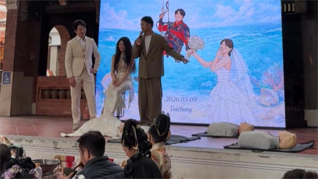 消防員娶護理師策劃婚禮驚喜　上演「CPR大賽」吸睛度百分百