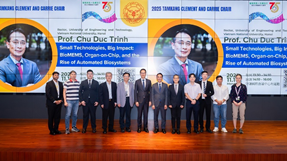 【淡江傳真】【淡江熊貓講座】Chu Duc Trinh解鎖生物微機電系統研究 師生熱烈提問