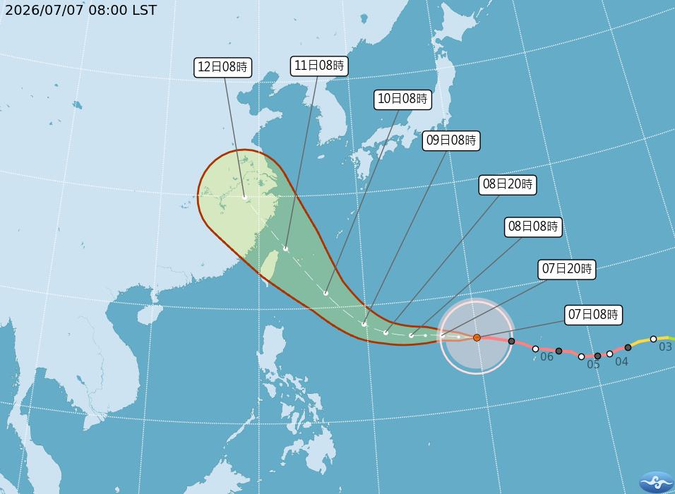 快新聞／基北北桃「一起放颱風假」穩了？6縣市暴風侵襲率飆高　蔣萬安給答案