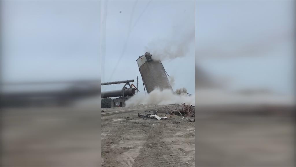 東南水泥拆廠壓毀電塔　建管處痛批4大疏失