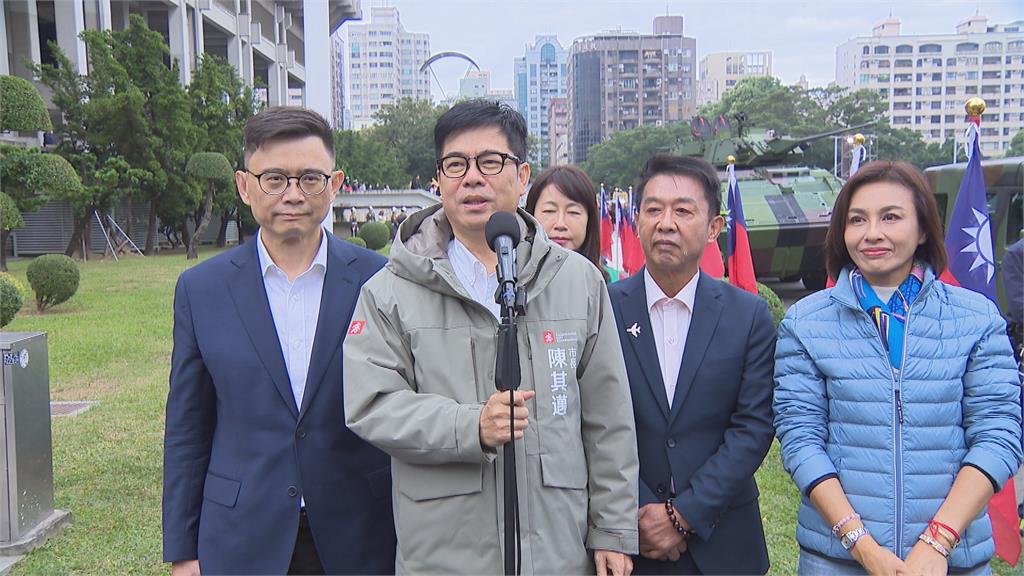 高雄市府元旦升旗典禮　邁邁市長感性致詞「這樣說」