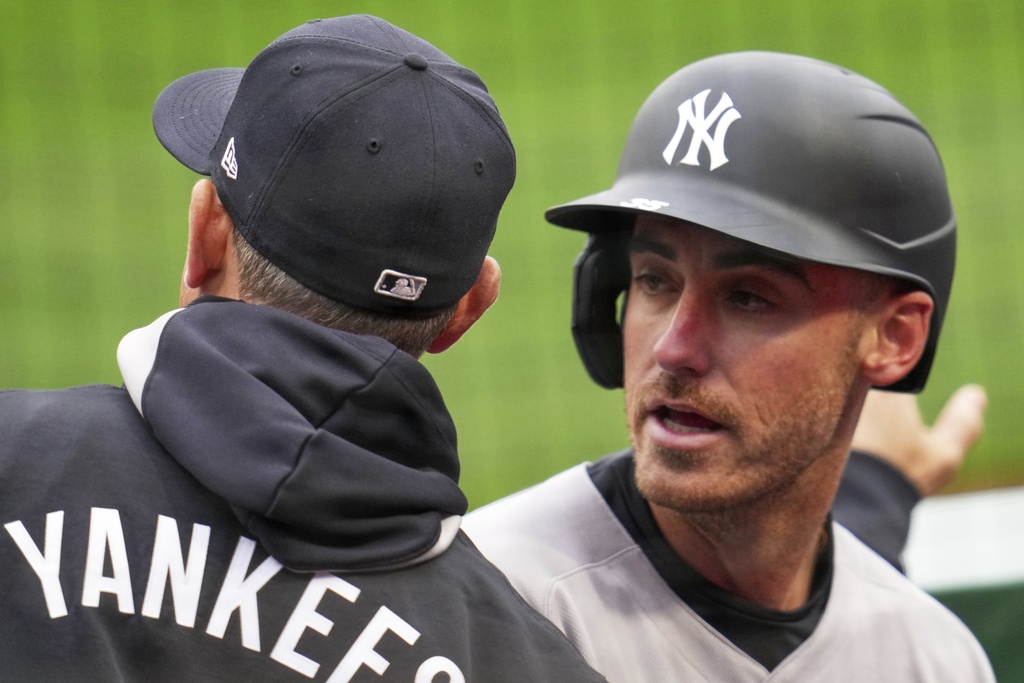 MLB(影)／貝林傑重回洋基視訊記者會首度亮相！今年不會打經典賽原因曝