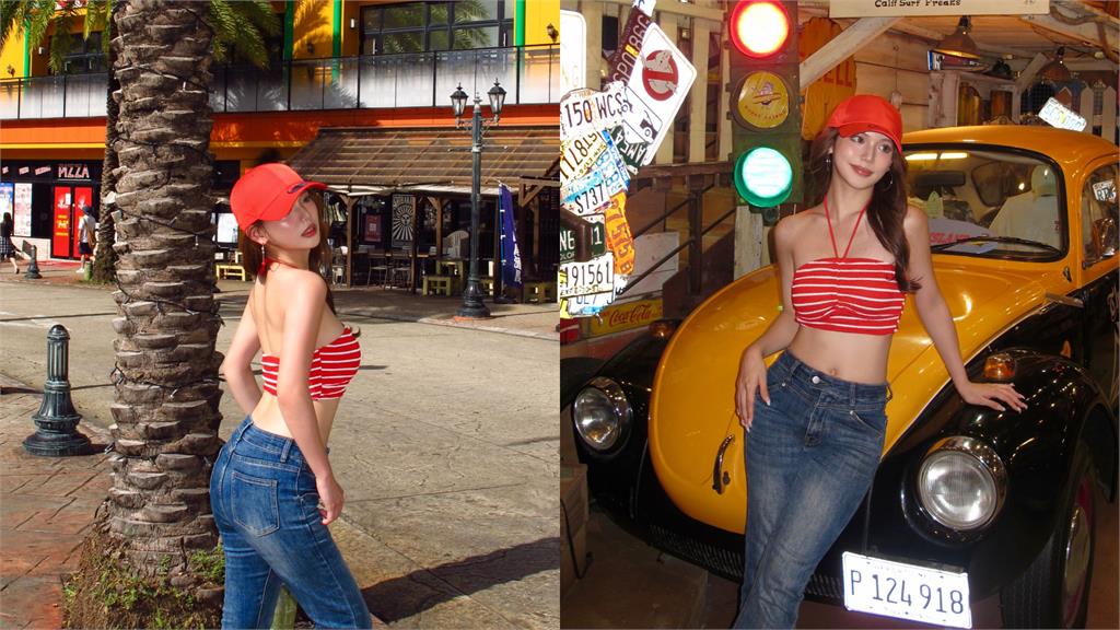 22歲「最美星二代」沖繩解放S曲線！整尊爆改竟成「歐美麥膚辣妹」網驚：太hot…