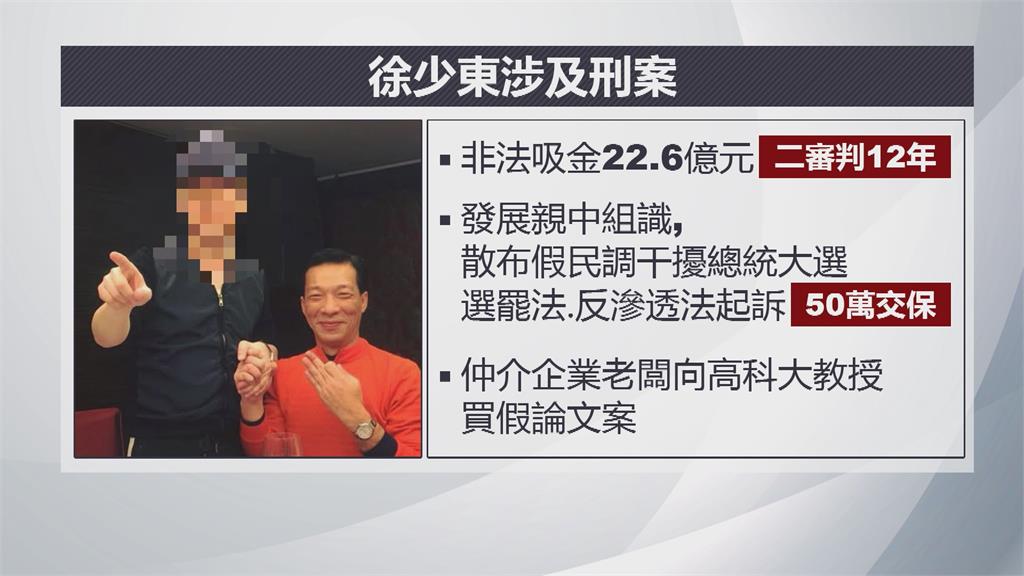 涉吸金22億三聯集團徐少東失蹤 律師:疑「這原因」神隱