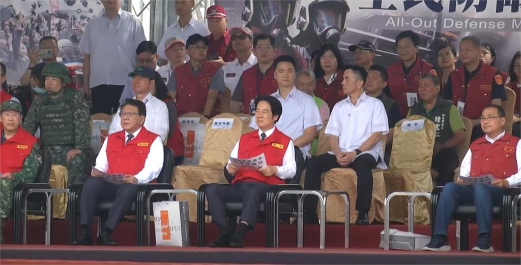 萬安演習雙北如臨大敵! 總統賴清德前進台北港視察