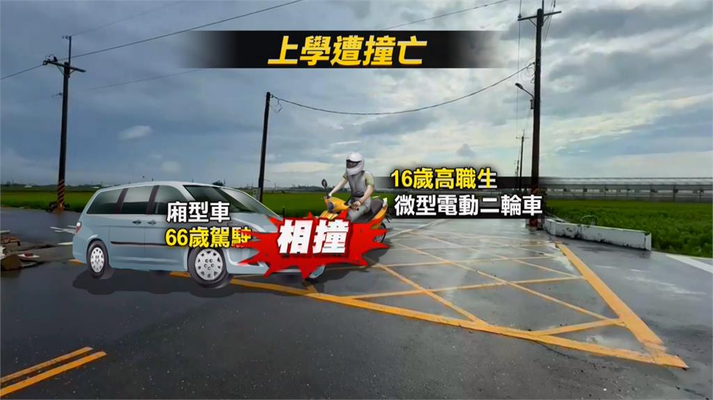 台南死亡車禍! 高職生遭無照駕駛撞飛傷重不治