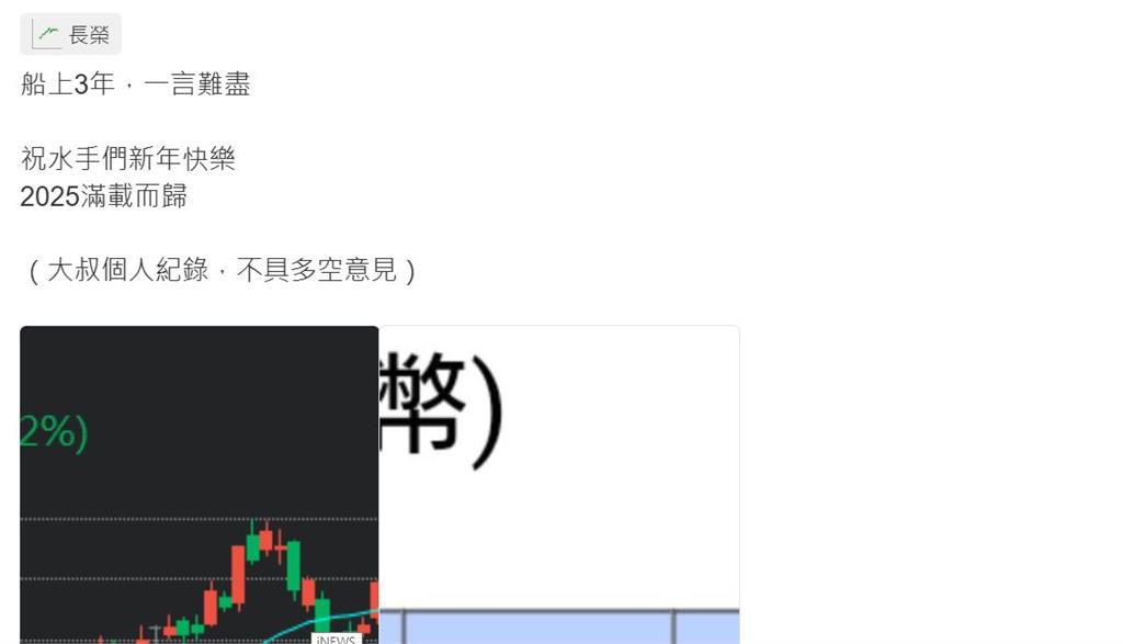 貨櫃三雄旺到2025?網友元旦心願嗨喊