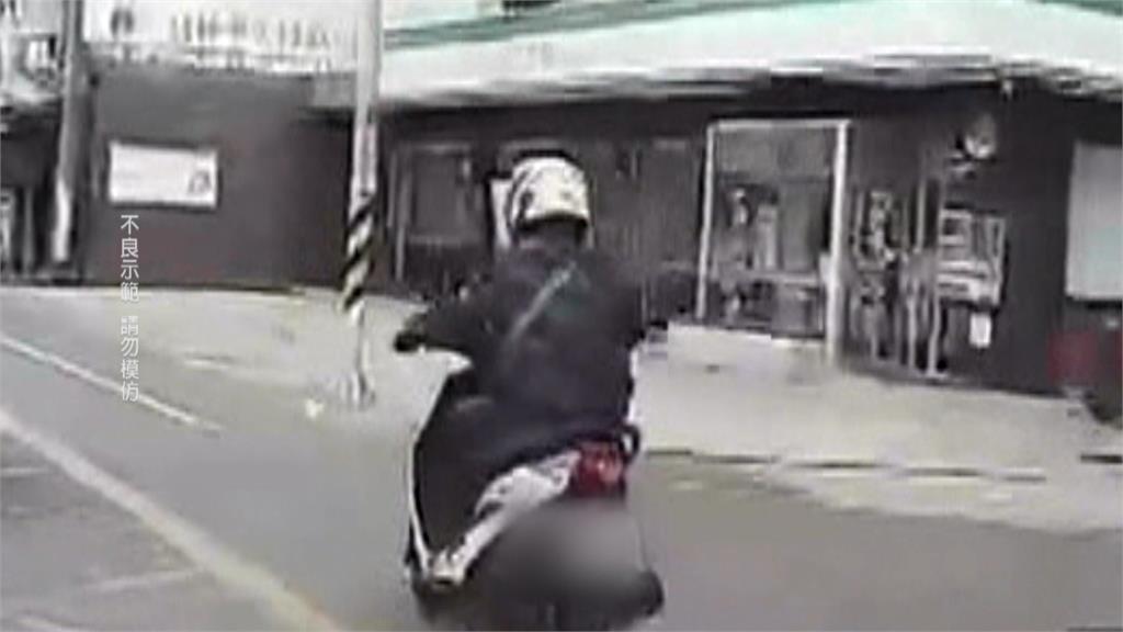 小客車突右偏擦撞騎士! 駕駛加速逃逸 網轟:「撞世DIE」嗎?