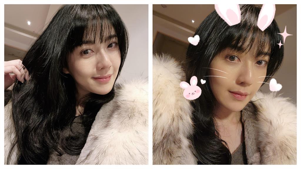 43歲韓瑜曬自拍照驚吐「白髮瘋長」!秒開少女濾鏡自嘲:落差太大