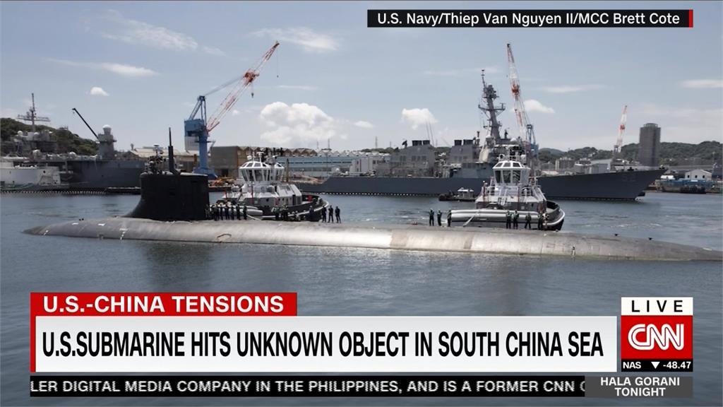 美潛艇撞上不明物多人受傷　中國要求解釋