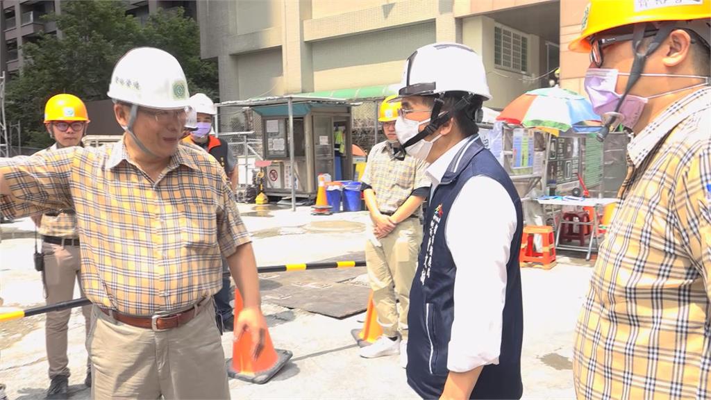 興富發建案塔吊還沒拆 中市府要求防颱加固措施