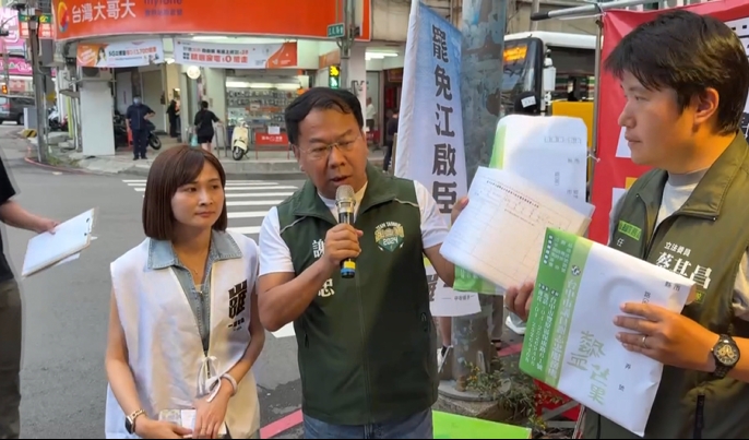 就差一點!罷免江啟臣拚補件 台中豐原開設搶救指揮所