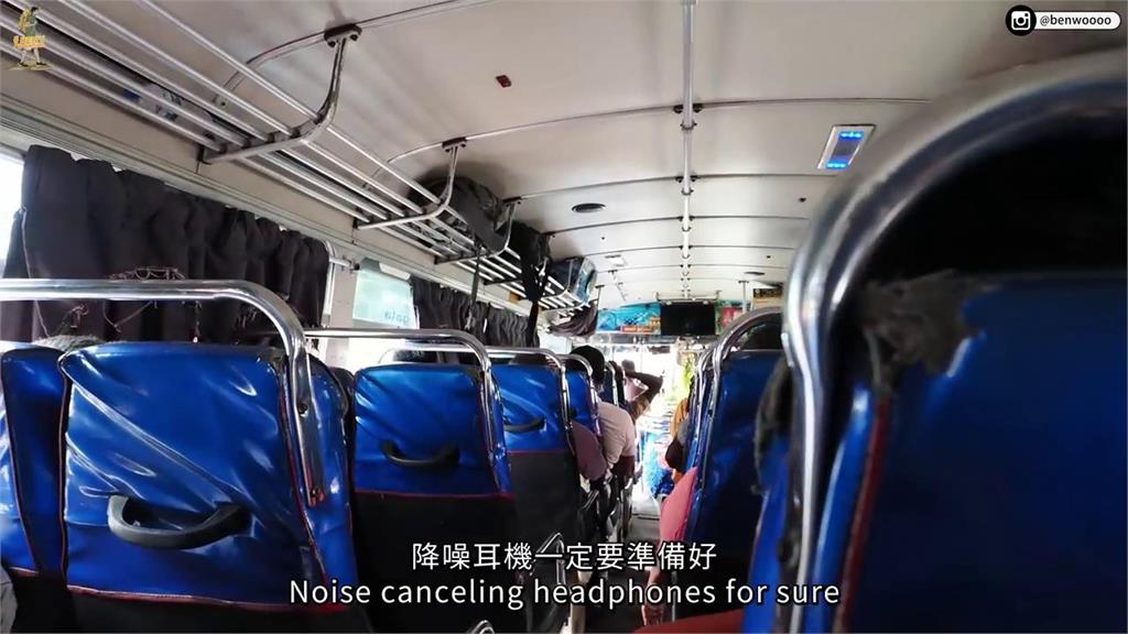 網紅搭斯里蘭卡巴士　「車上音樂放超大聲」耳朵快炸裂：一定要準備降噪耳機