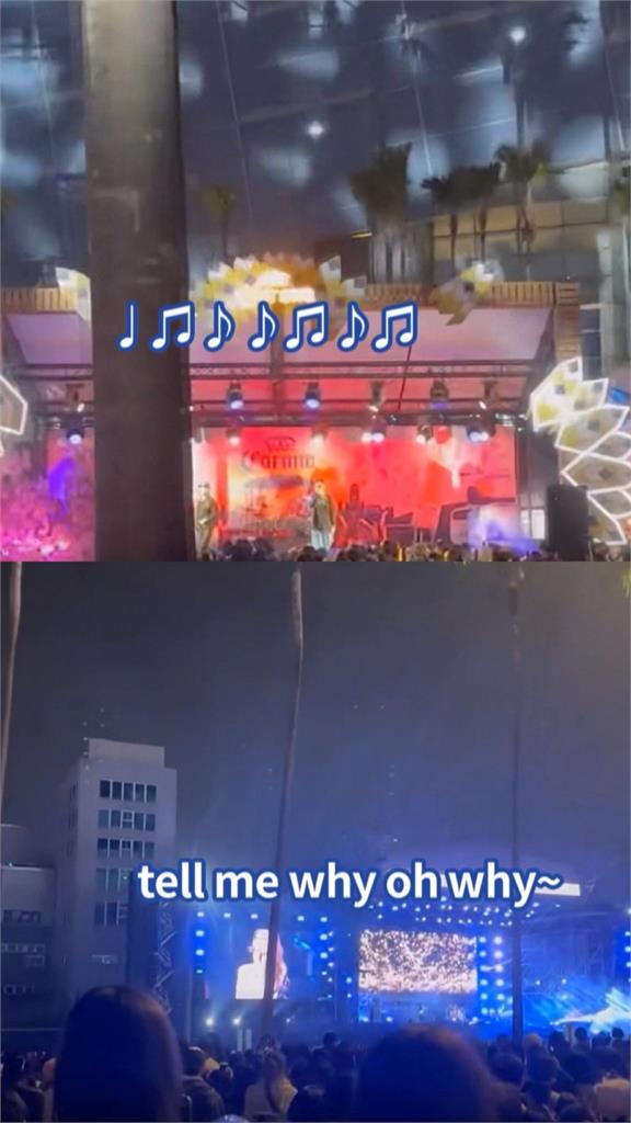 櫻花季音樂節雙舞台　民眾怨：很吵　不知道該聽哪一邊