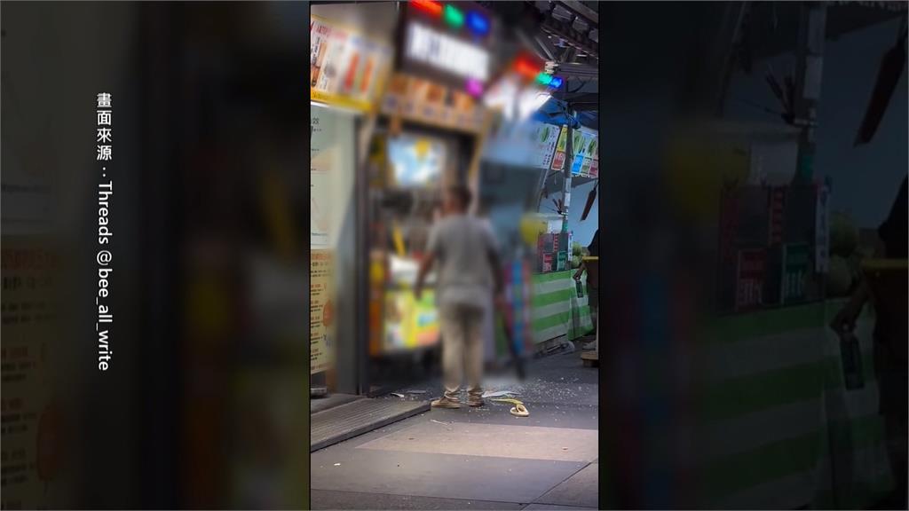 東大門夜市尋仇！持球棒砸店、攻擊老闆　男子自首：擺攤糾紛
