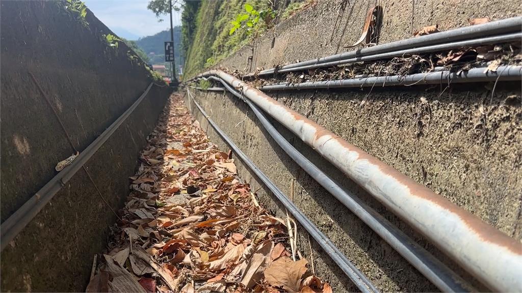 誇張!日月潭聯外道600m電纜遭竊 整排路燈「失明」