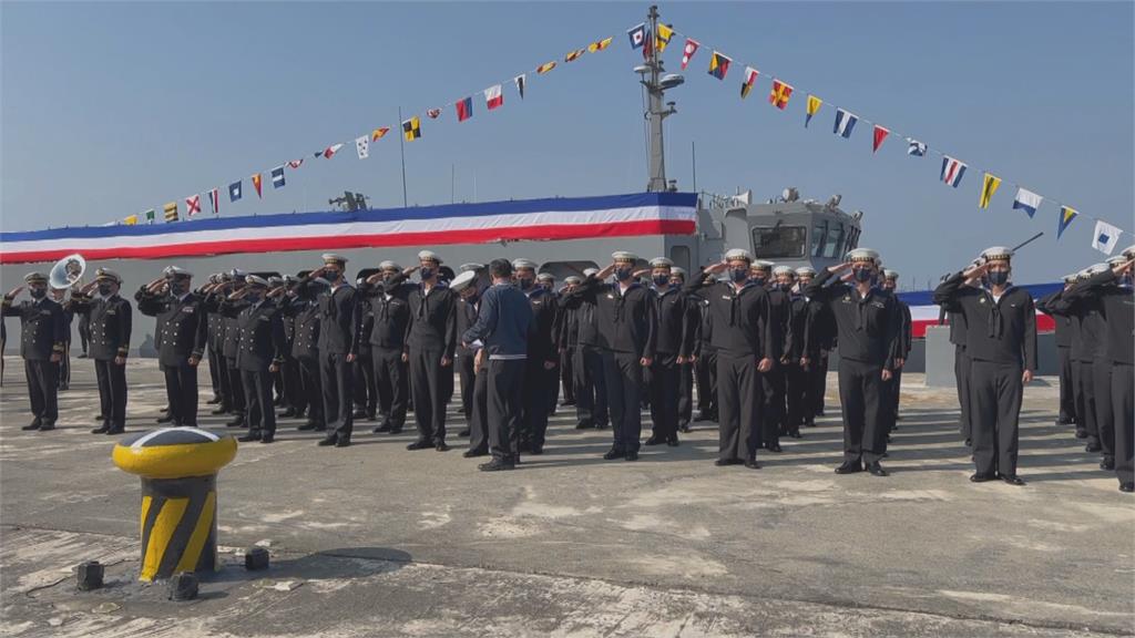 海軍布雷艇中隊成軍　總統：國防政策如期如質達成