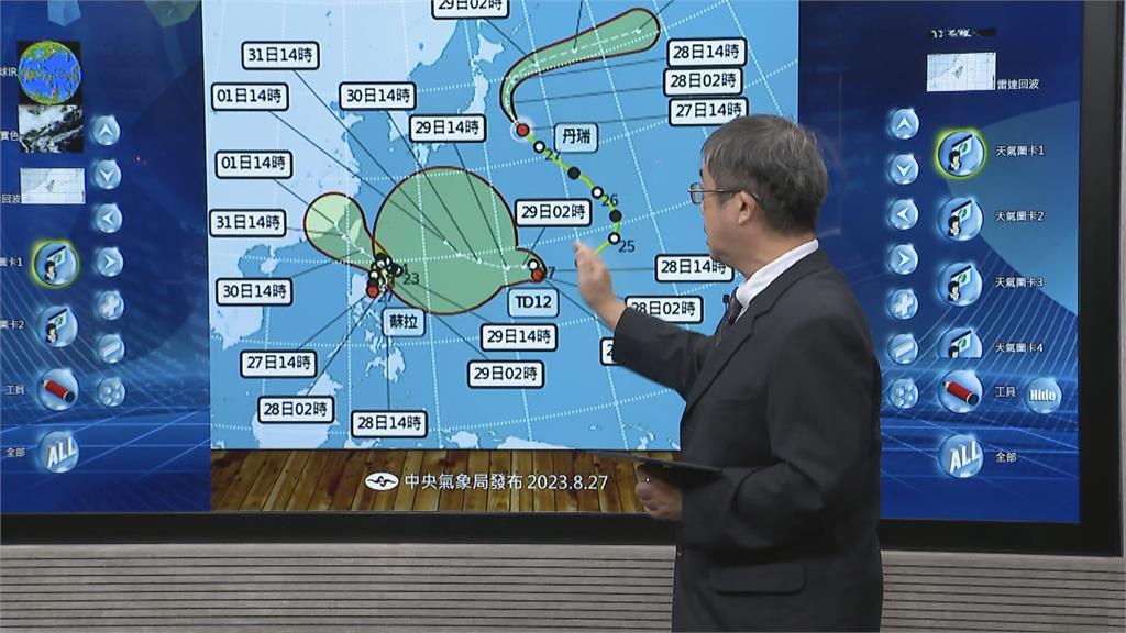 快新聞／強颱蘇拉「這2天」最靠近台灣　1圖看最新移動路徑