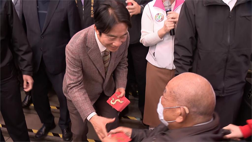 賴清德初二桃竹苗發紅包 鍾東錦、邱臣遠都來請託