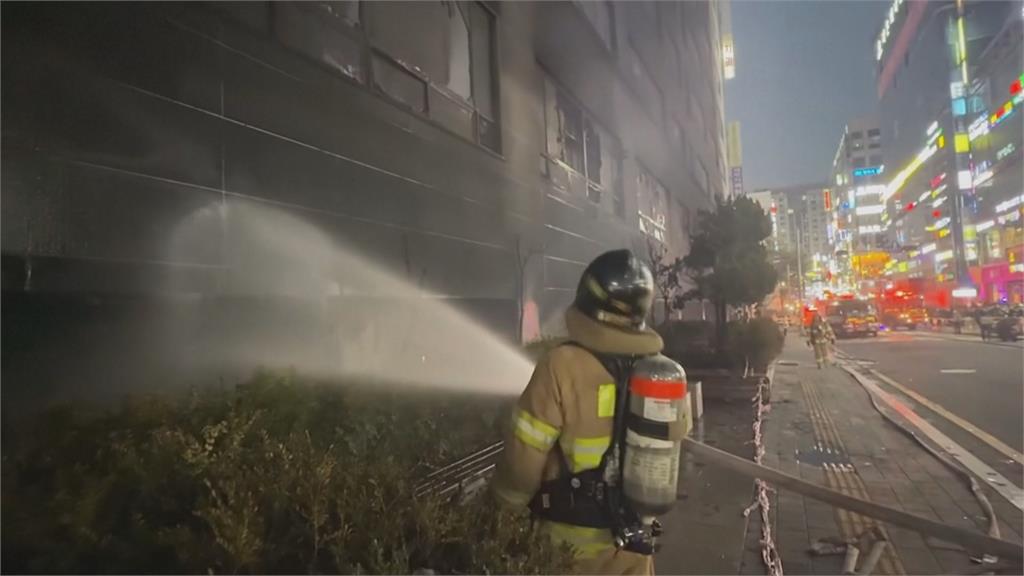 南韓災禍不斷　京畿道城南市住商大樓大火　多人受困
