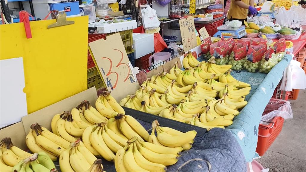 凱米山陀兒連兩颱侵襲 香蕉產量大減一斤飆至60元