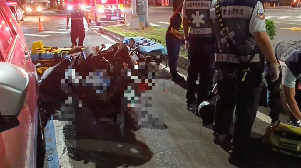 中秋節不平靜!高雄發生多起車禍 騎士恍神撞休旅車