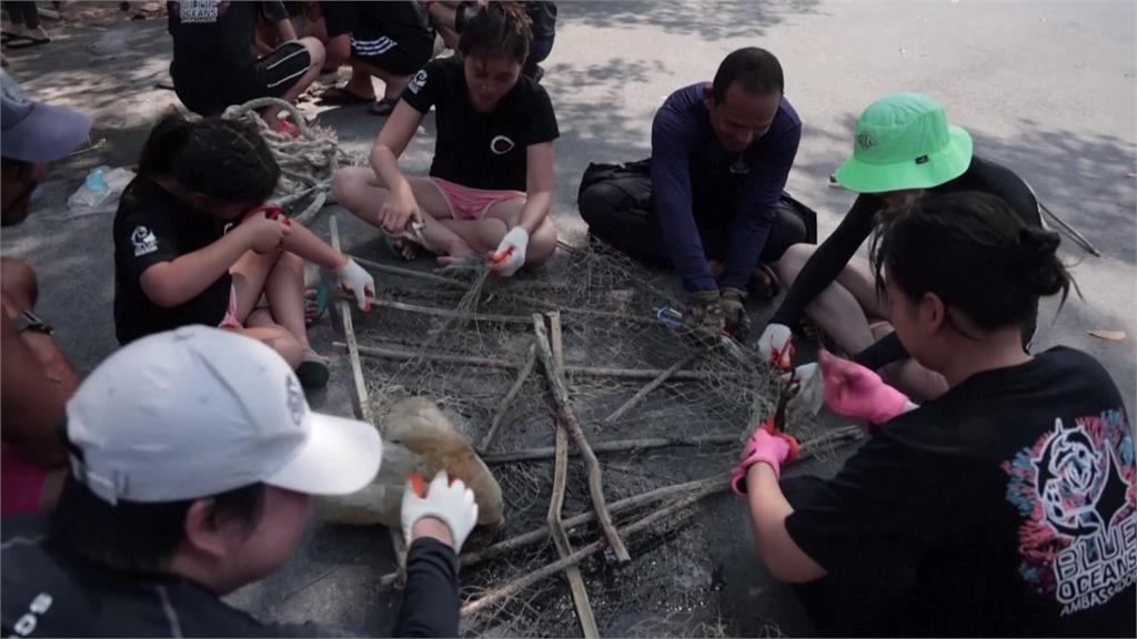 泰國環保團體清除珊瑚礁「幽靈漁具」　官民合作保護海洋生態