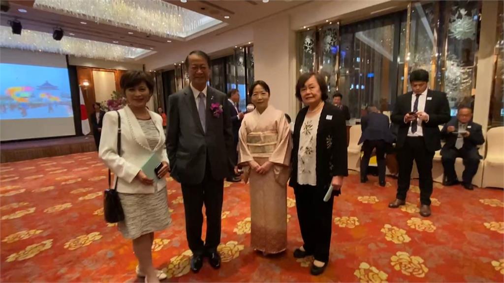 將結束任期返日!離任酒會大咖雲集 泉裕泰中文高喊「台灣加油」