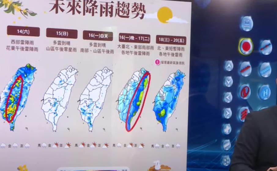 快新聞／雲量多致天氣不穩定！高雄今早大雨特報　「貝碧佳」颱風路徑曝光