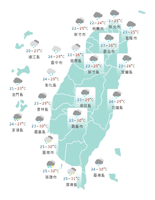 好天氣來了？各地鋒面雨彈猛炸…林嘉愷曝「這日起」多午後雷陣雨