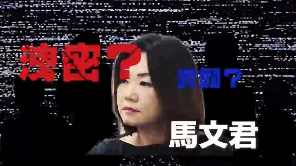 民進黨「三問馬文君」 大選首支議題CF強打洩密案