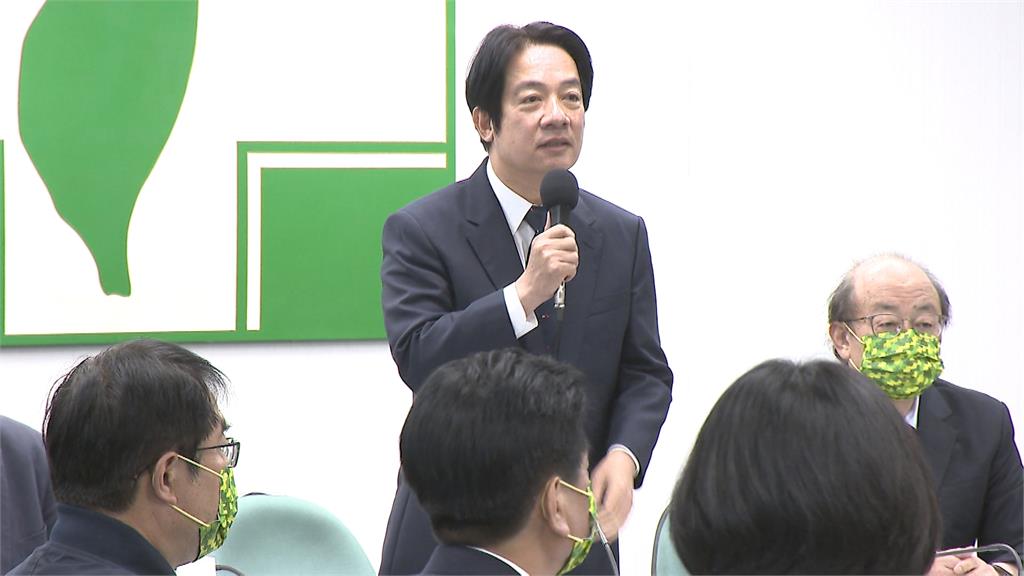 民進黨立委初選3/20登記 下令禁掛與賴清德合影看板