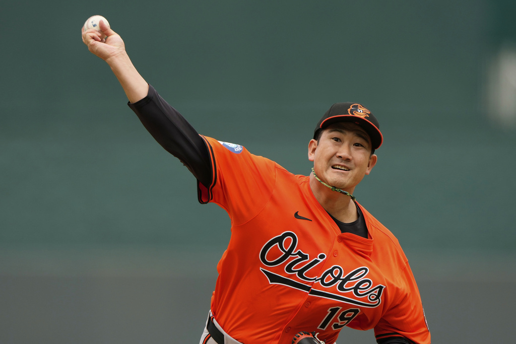 MLB(影)/開局連續解決8位打者! 金鶯老將5局好投奪大聯盟首勝