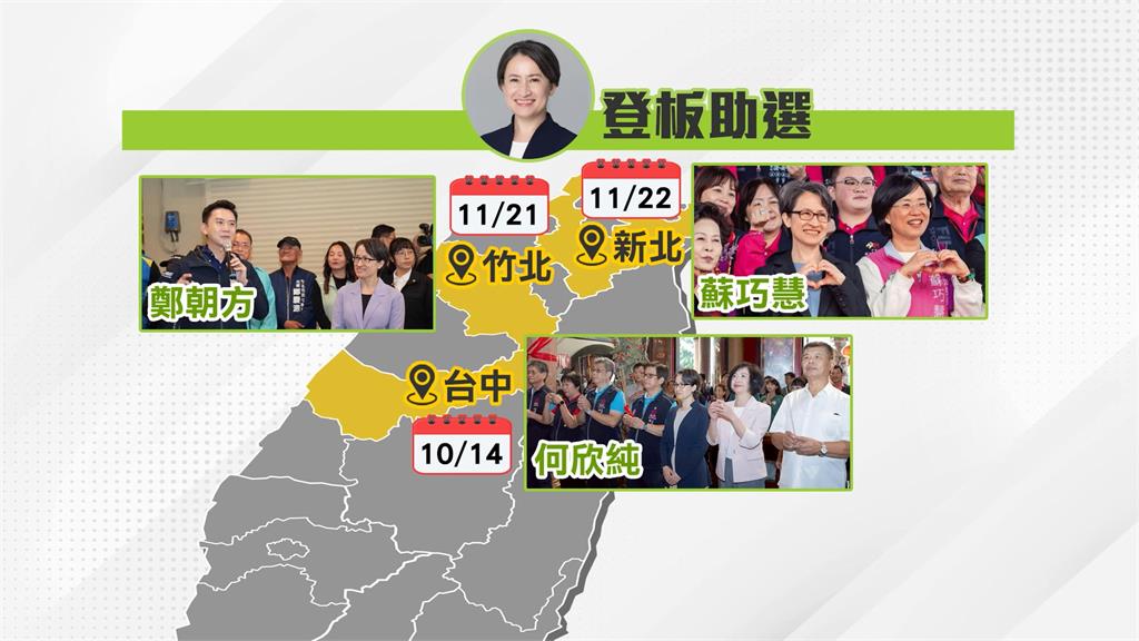 戰貓加持!蕭美琴扮輔選發動機 現身苗栗合體陳品安