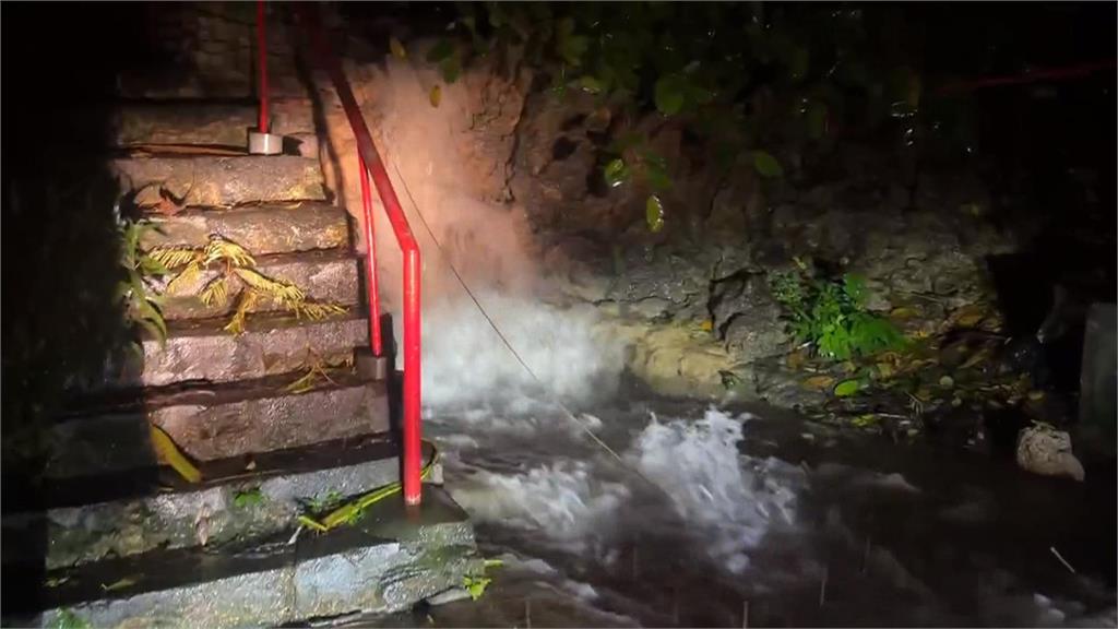 高雄8月降雨破紀錄　前鎮區路樹倒塌砸毀2車