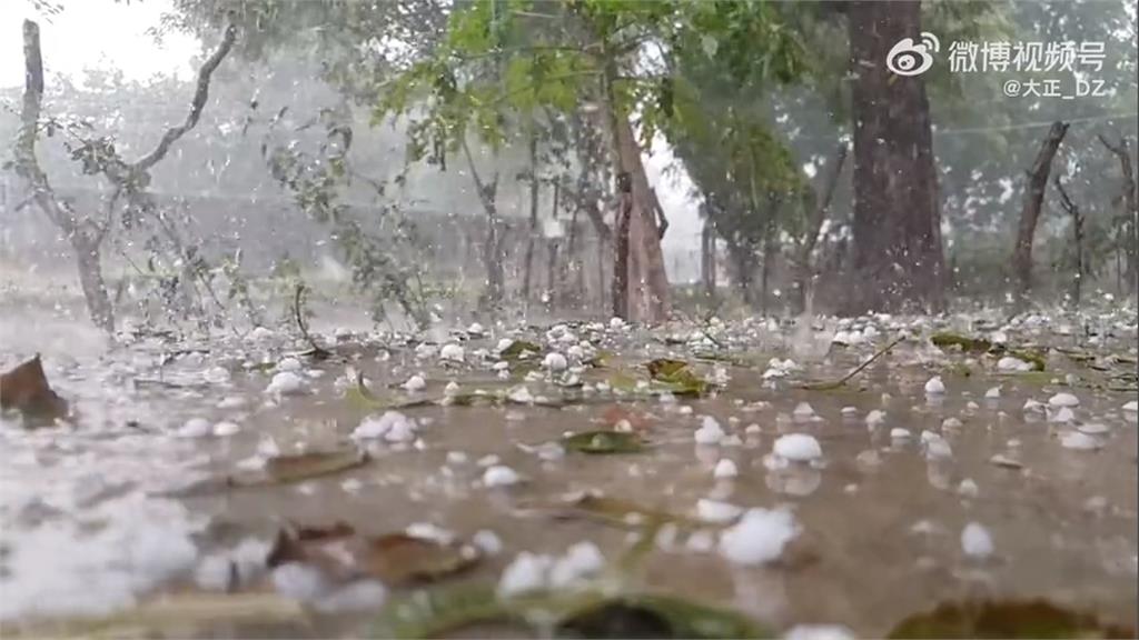中國極端氣候再現 廣州暴雨多處淹水西安冰雹砸人
