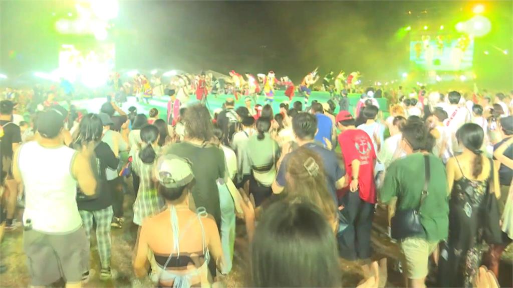 南島聯合豐年節第2天牽手之夜 逾2萬民眾共襄盛舉