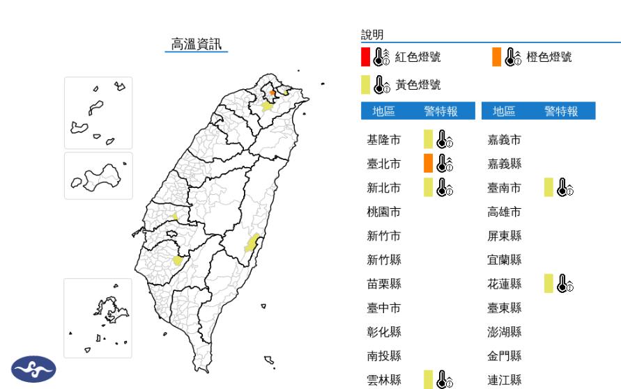 快新聞/熱區擴大!6縣市熱浪來襲 「這1地」須慎防36度高溫