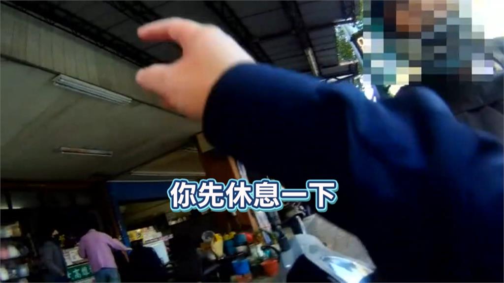 你去休息! 9旬老翁堅持騎車上路 霸氣女警阻止