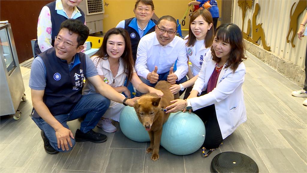 中和動物長照園區啟用 侯友宜推"終身免費照護卡"